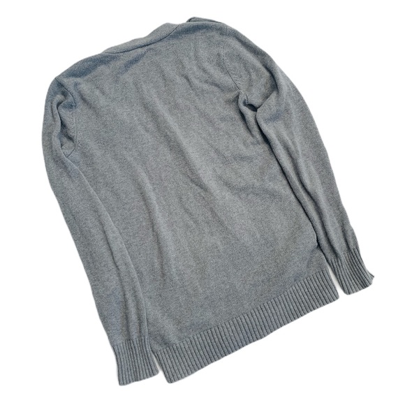 Fossil Gray Button Up Military Sweater Small - Picture 2 of 5